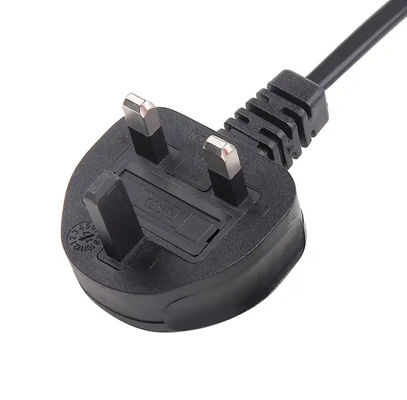 Cable d' alimentation pour PC britannique, 2 broches 13A 250V Cordon d' alimentation 1.8m 2m 5m