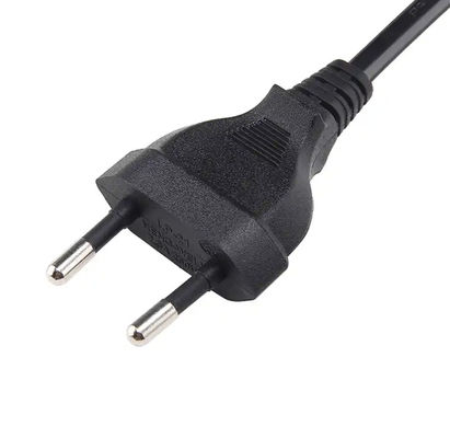 Certificat VDE Cable d'extension du câble d'alimentation UE 2.5A 250V 2 broches