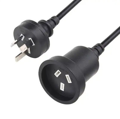 Cable d'alimentation Aus personnalisé Standard australien 10A 250V prise SAA 3 broches câble d'ordinateur portable