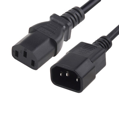 10A 125V câble d'alimentation d'extension homologué UL C13 C14 câble de connexion