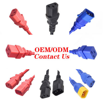 10A 250V câble d'alimentation d'extension IEC C13 C14 C19 à C20 C21 câble d'extension