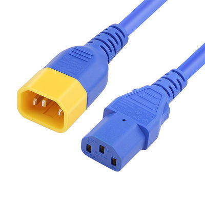 C13 C14 câble d'alimentation pour ordinateur câble d'extension UL VDE IEC 1,2m 1,5m 1,8m