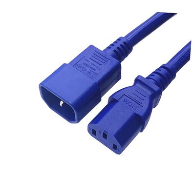 Cable électrique IEC C13 C14 mâle et femelle 16A 250V