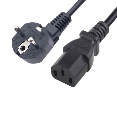 Cable électrique à 3 broches, IEC KC Corée C13 C5 câble d'extension 1,5m 1,8m