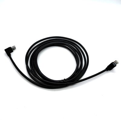 Jumper 90 degrés Cat5E FTP 28AWG 4PAIRS câble Ethernet câble RJ45 câble à patch pour le réseau LAN service OEM