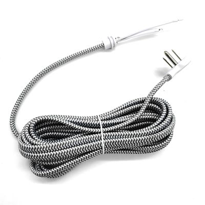 125V 10A PVC Jacket USA 3 épingles câble d'alimentation 100% Cooper pur avec le certificat UL