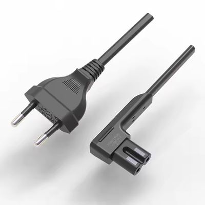 CE ENEC AC Européen à 2 broches C7 prise électrique 2.5A 250V 2 broches Eu câble électrique